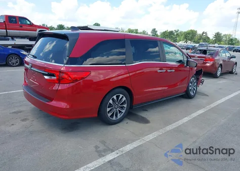 2022 Honda Odyssey Ex-L from USA, damaged, VIN 5FNRL6H72NB003364